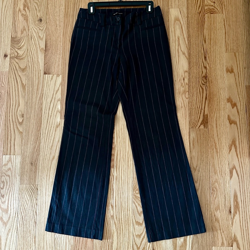New York & Company Gray Pinstripe Trousers